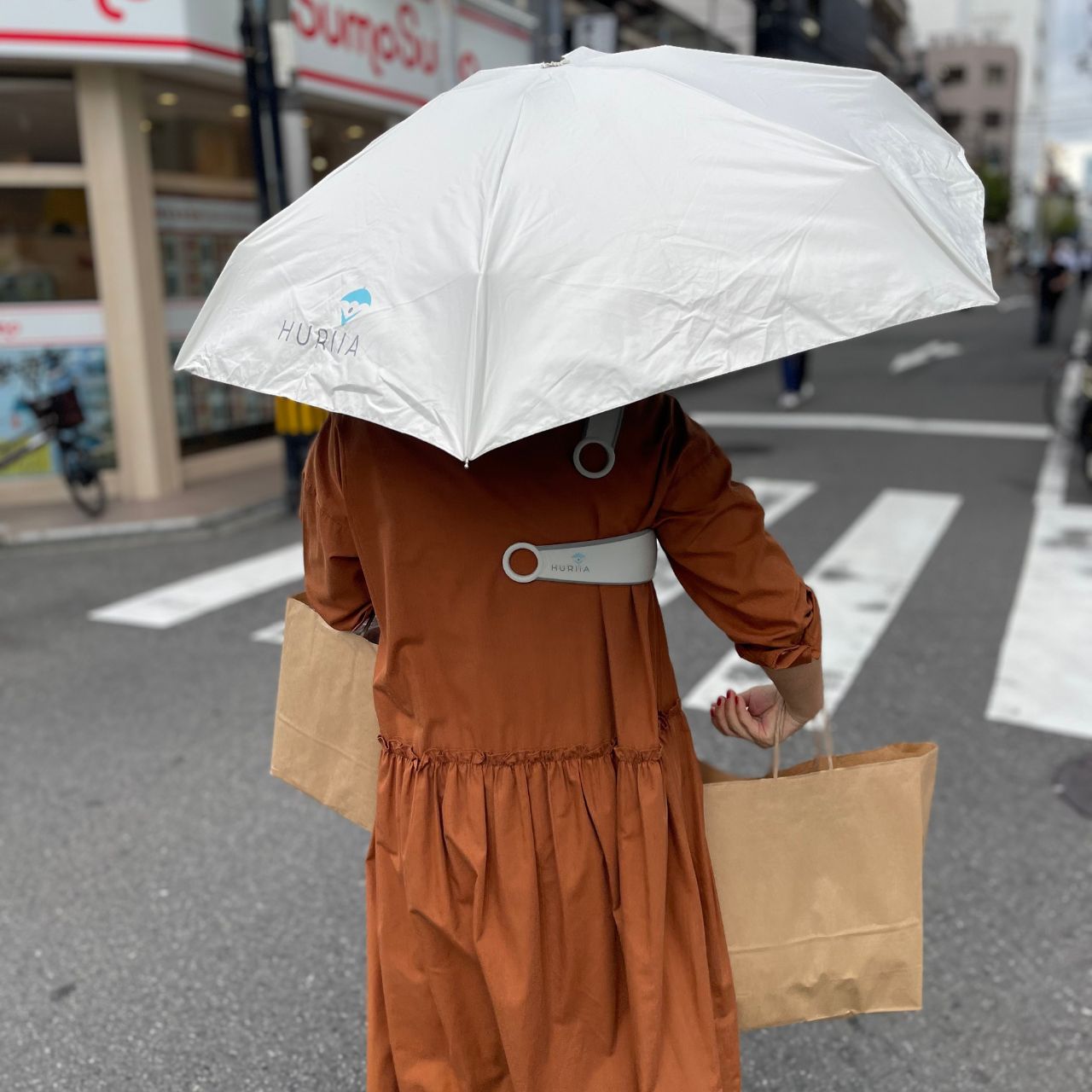 楽天市場】【500円OFFクーポン】【雨具付】HURIIA ハンズフリー